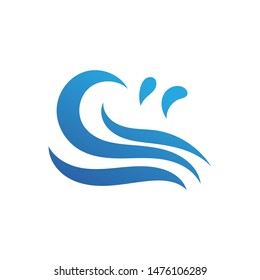 Water Wave Logo Template vector symbol nature
