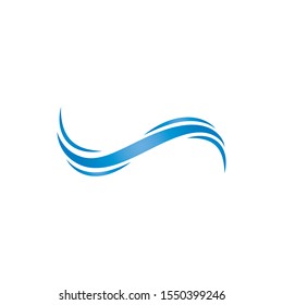 Water Wave Logo Template. vector Icon illustration design