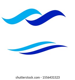 water wave logo template vector illustration design vector