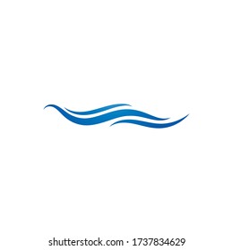 Water Wave Logo Template. vector Icon illustration design