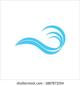 Imagen vectorial del logotipo de la onda de agua