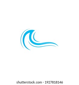 Water Wave  Logo Template Vector