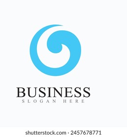 Water Wave  Logo Template Vector