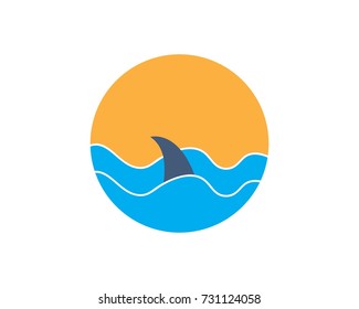Water wave Logo Template vector icon