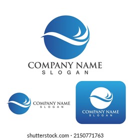 Water wave  Logo vector eps10  logo