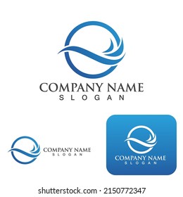 Water wave  Logo vector eps10  logo