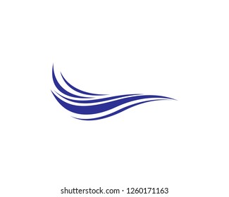 Icono del vector de la onda de agua