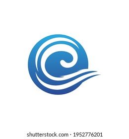 Icono del vector de la onda de agua