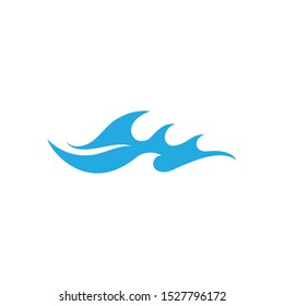  Water wave logo vector illustration design