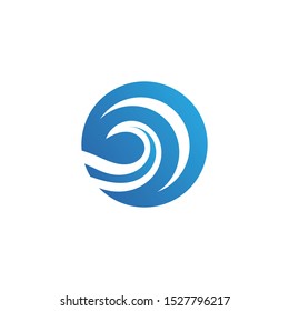 Rotation Water Wind Turbine Logo Design Stock Vector (Royalty Free ...