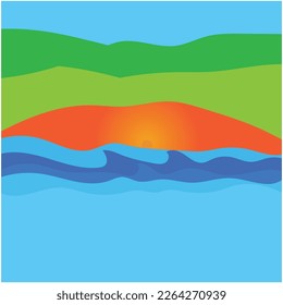 Water wave Logo vector and symbol Template