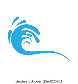 Water wave Logo vector and symbol Template