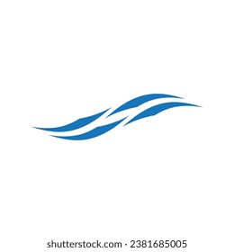 Water wave Logo vector and symbol Template