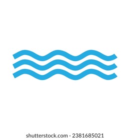 Water wave Logo vector and symbol Template