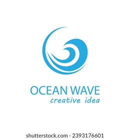 Water wave Logo vector and symbol Template