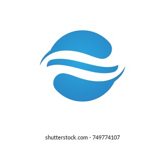 Water Wave Logos Template Stock Vector (Royalty Free) 749774107 ...