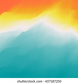 Water Wave. Nature background. Modern pattern. Vector Illustration For Your Design. 