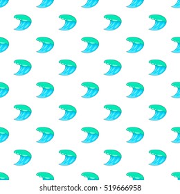 Water wave pattern. Cartoon illustration of water wave vector pattern for web