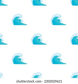 Water Wave pattern seamless background texture repeat wallpaper geometric vector