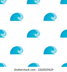Water Wave pattern seamless background texture repeat wallpaper geometric vector
