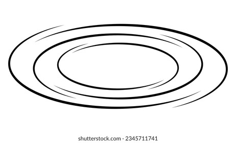 Water wave ripple logo water puddle drop splash whirlpool ripple