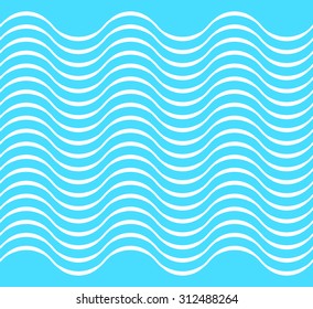 Water wave seamless background, silk cloth, 2d vector, eps 8