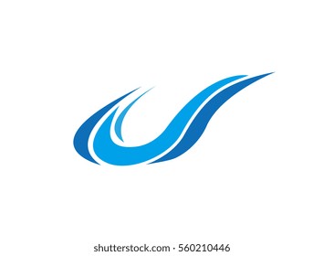 Water Wave Sign Vector