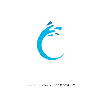 Water Wave Splash Symbol And Icon Logo Template