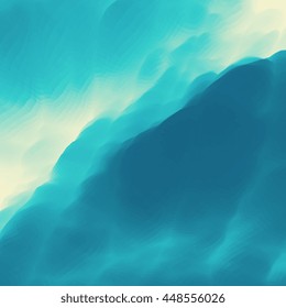 Ola de agua. Superficie de agua. Fondo natural. Diseño moderno. Ilustración Del Vector Para Su Diseño. Fondo Fluido Con Medio Tono.