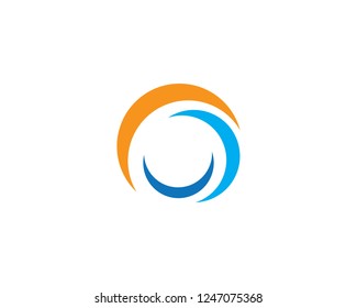 Water Wave symbol and icon Logo Template vector