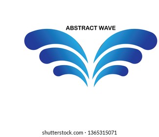 Water Wave symbol and icon logo vector - Vector
