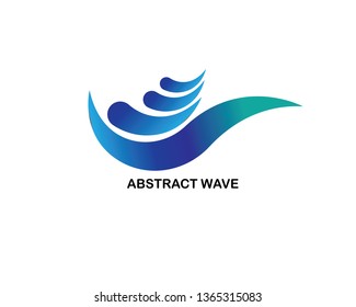 Water Wave symbol and icon logo vector - Vector
