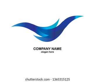 Water Wave symbol and icon logo vector - Vector
