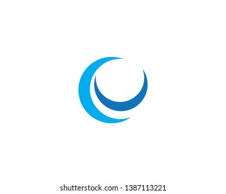 Water Wave symbol and icon Logo Template vector