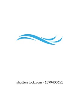 Water Wave symbol and icon Logo Template vector