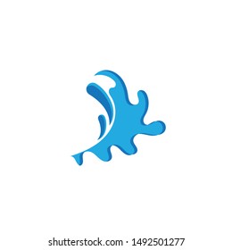 Water Wave symbol and icon Logo Template vector
