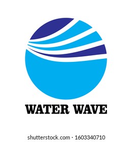 Water Wave symbol and icon Logo Template vector