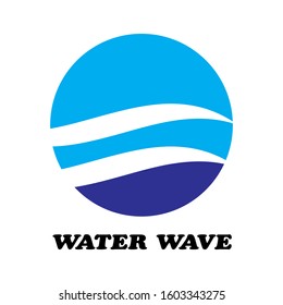 Water Wave symbol and icon Logo Template vector