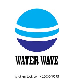 Water Wave symbol and icon Logo Template vector