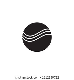Water Wave symbol and icon Logo Template vector