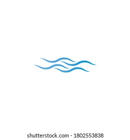 Water Wave symbol and icon Logo Template vector 
