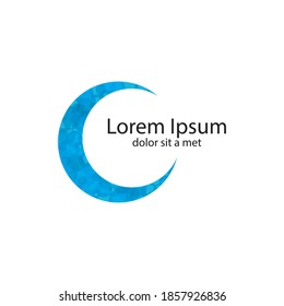 Water Wave symbol and icon Logo Template vector

