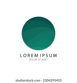 Water Wave symbol and icon Logo vector