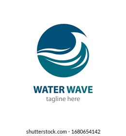 Water wave symbol vector icon illustration design