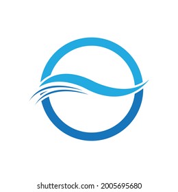 water Wave symbol vector illustration design