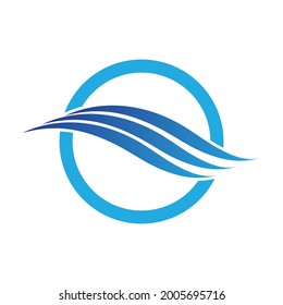 water Wave symbol vector illustration design