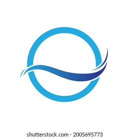 diseño de la ilustración del vector del símbolo de la onda de agua