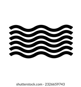 Water wave symbol for your web site design, logo, app, UI. Vector illustration.