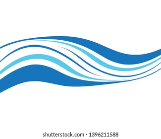 Water wave texture bacground vector illustration