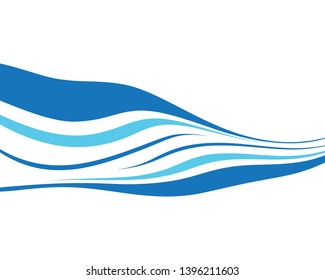 Water wave texture bacground vector illustration